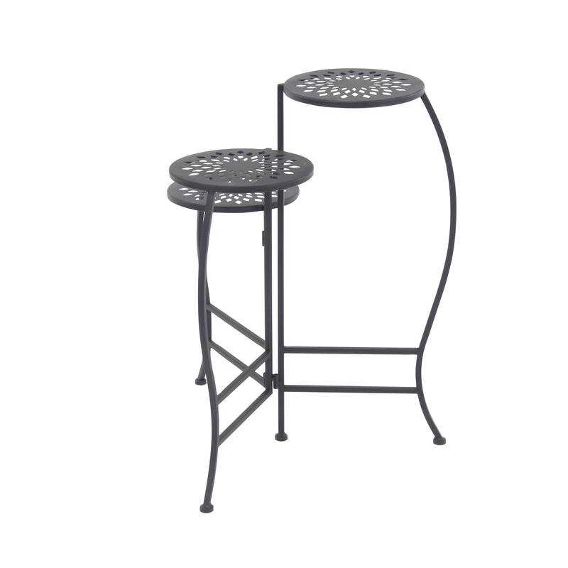 Metal Indoor Outdoor 3 Tier Floral Plantstand