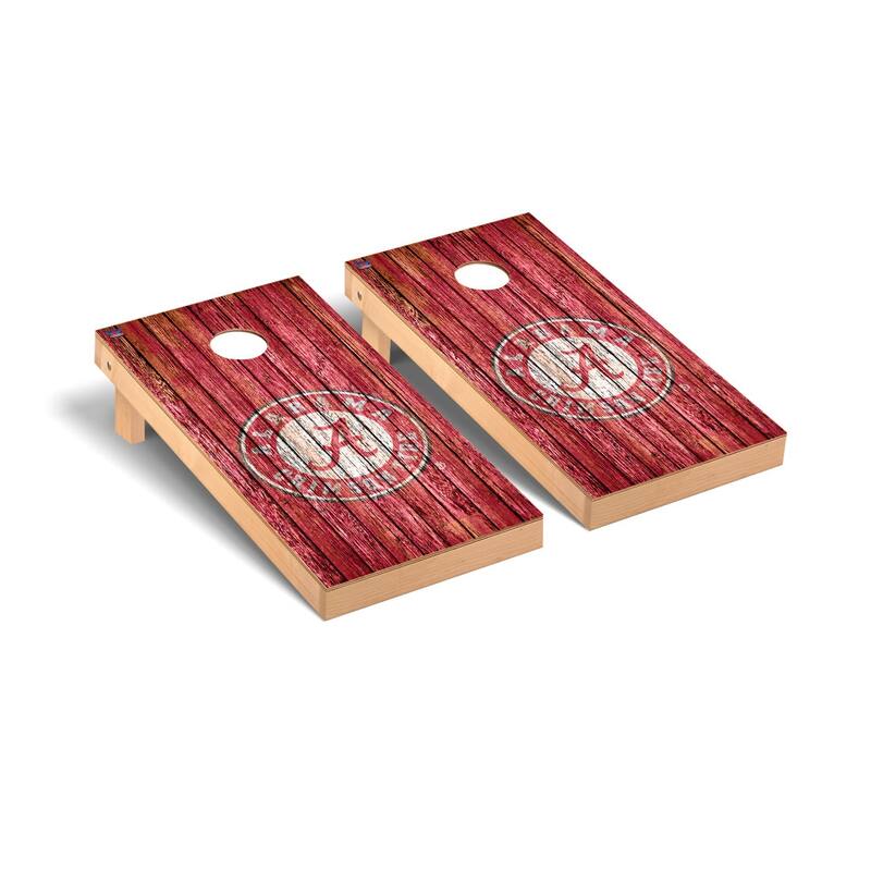 Alabama Crimson Tide Cornhole Board Set - Weathered Version