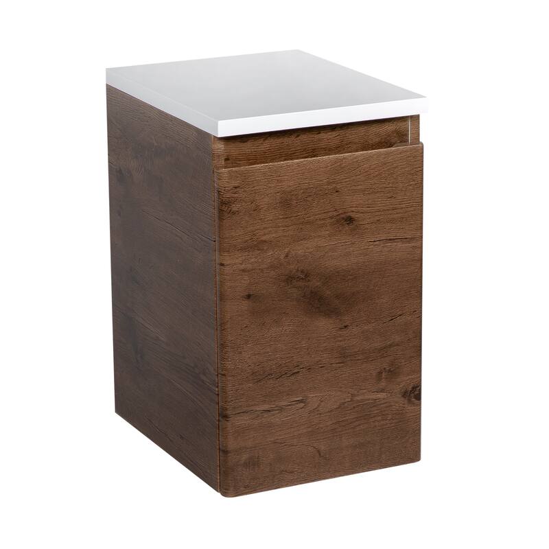 Modern Wall-Mounted Bathroom MINI-Vanity with Washbasin | Comfort Collection No Mirror