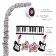 preview thumbnail 5 of 5, Lambs & Ivy Rock Star Musical Baby Crib Mobile Soother Toy - Guitar/Star