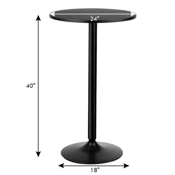 2 Packs White Round High Top Table Cloth For Cocktail Party