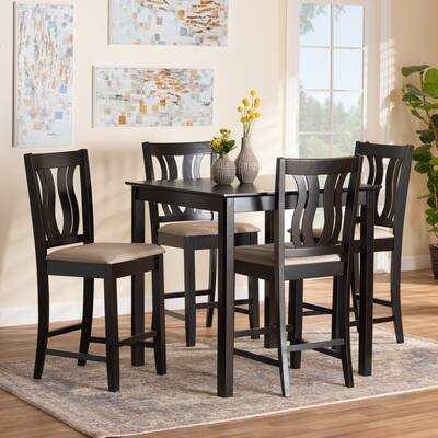 Fenton Modern and Contemporary Transitional 5-PC Pub Set