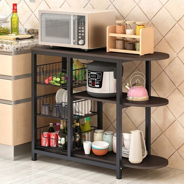 Home Storage Appliance Cabinet, Appliance Storage Shelves