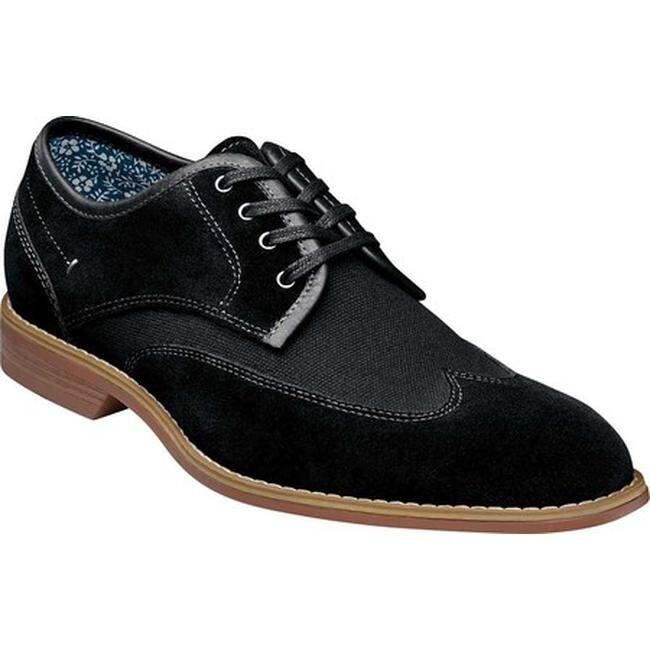 black suede stacy adams