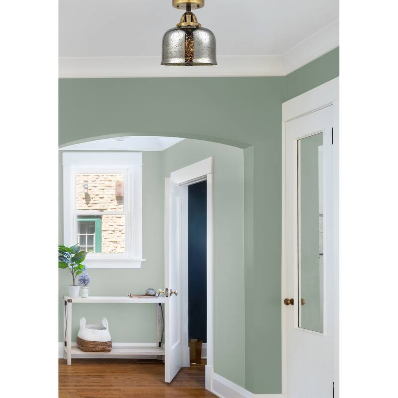 Innovations Lighting Nouveau 2 Bell - 1 Light 8" Semi-Flush Mount