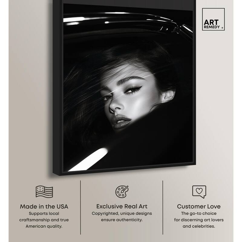 Depth of Her Eyes Canvas by Art Remedy