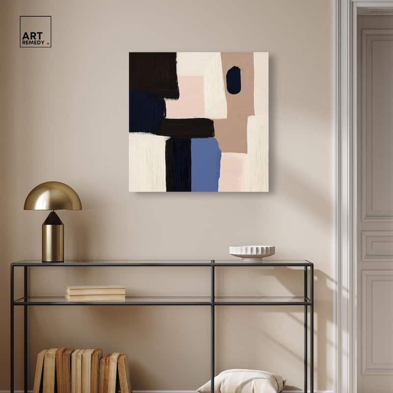 Blue Quietude II Canvas by Art Remedy, Gallery Wrapped