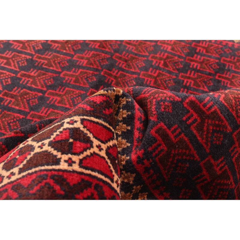 ECARPETGALLERY Hand-knotted Teimani Black Wool Rug - 2'10 x 4'11