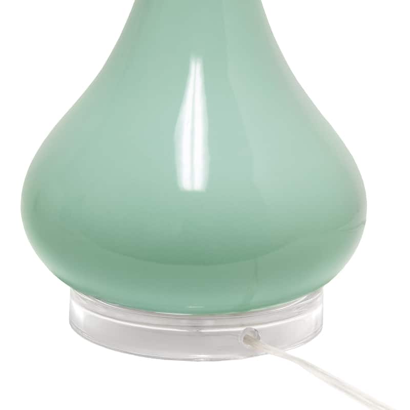 Lalia Home Droplet Table Lamp with Fabric Shade