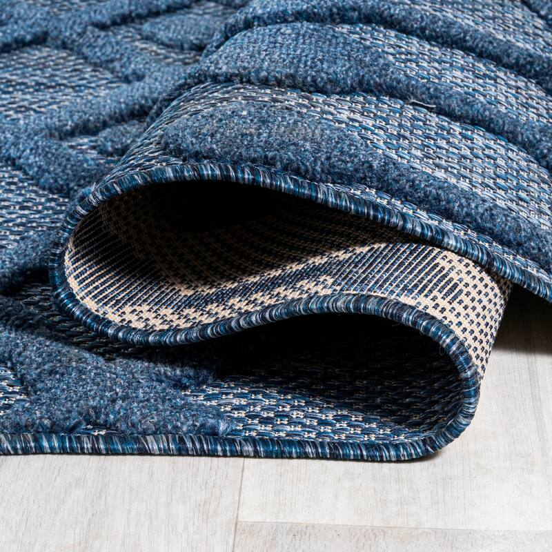 JONATHAN Y Portmany Moroccan Diamond Indoor/Outdoor Area Rug
