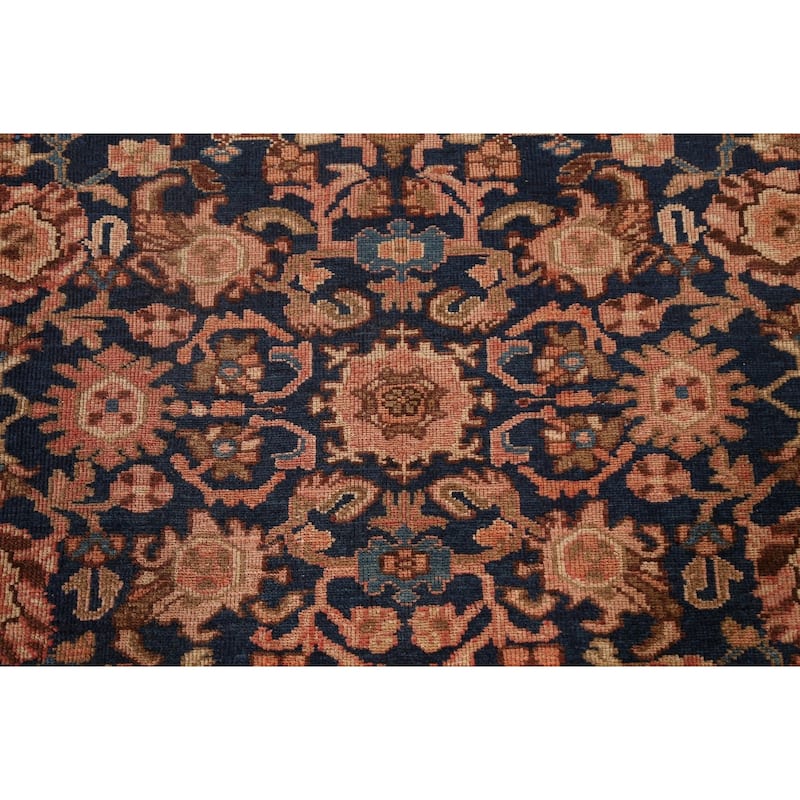 Pre-1900 Antique Malayer Persian Area Rug Handmade Large Wool Carpet - 10'4" x 16'9"