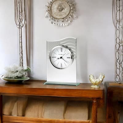 Howard Miller Liberty Patriotic Sleek Bold American Flag Table Clock