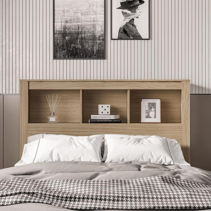 Polifurniture Madison Modern Bookshelf Headboard