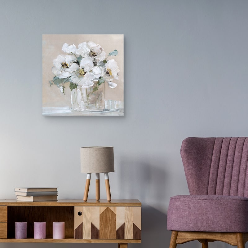 Soft Whites by Sally Swatland Canvas Art Print