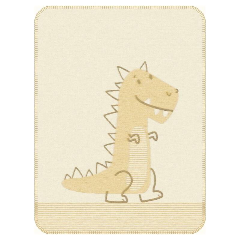 IBENA Cuddly Soft 'Dino' Baby Blanket