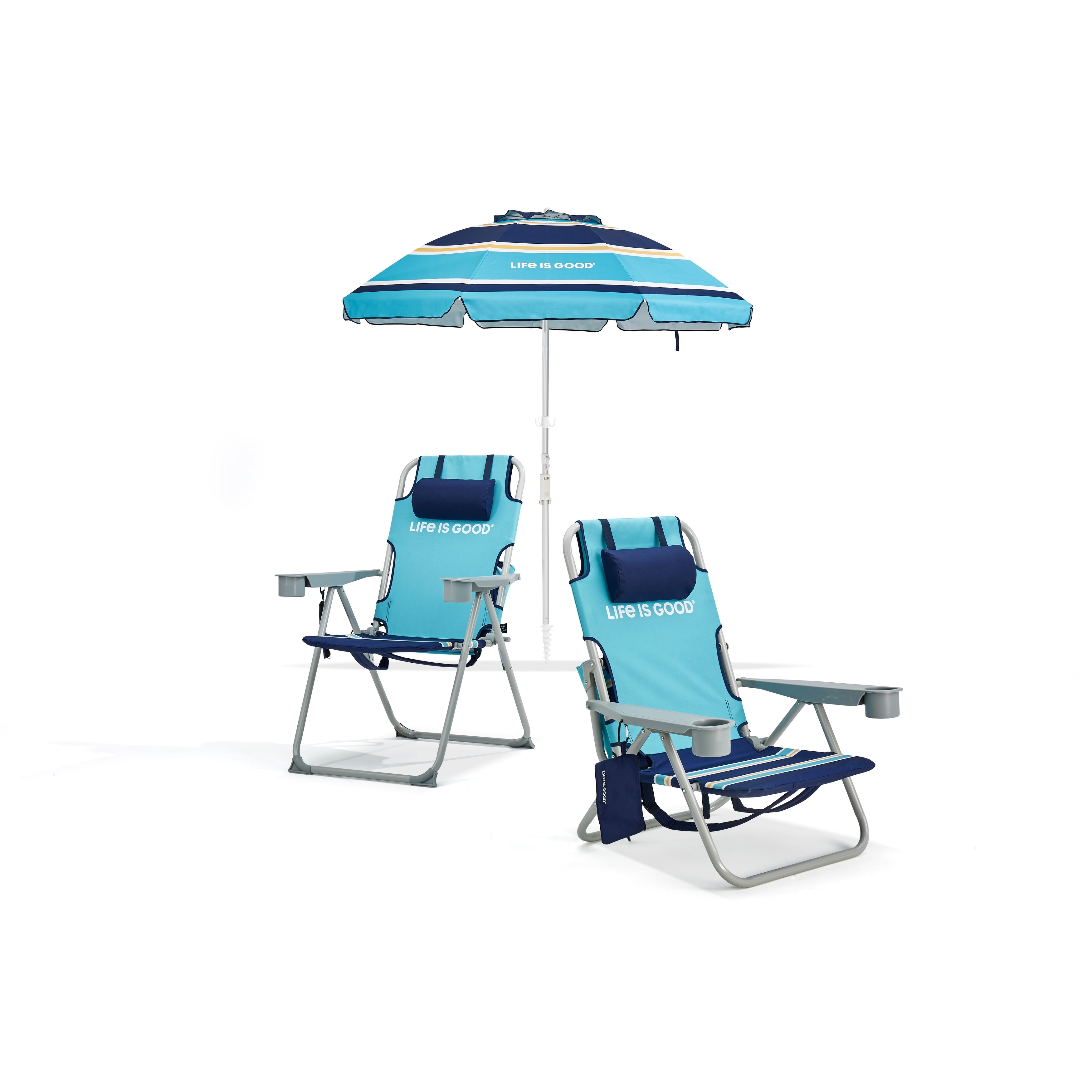 Yellow life is good beach discount chair