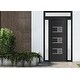 preview thumbnail 9 of 35, VDOMDOORS Manux 8933 | Front Door Exterior Door | Steel | Frame & Hardware Included | 18x80, Matte Black Entry Door