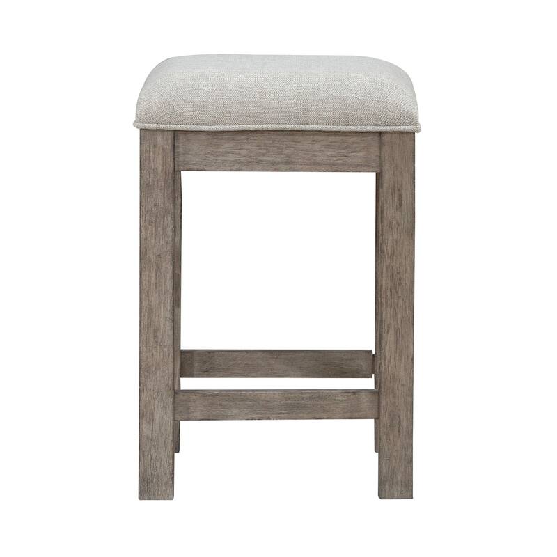 Liberty Furniture Skyview Lodge Upholstered Stool - Width16" x Depth16" x Height24"