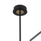 preview thumbnail 6 of 6, 6-Light Modern Metal Sputnik Black/Copper Lighting Fixture - 35in