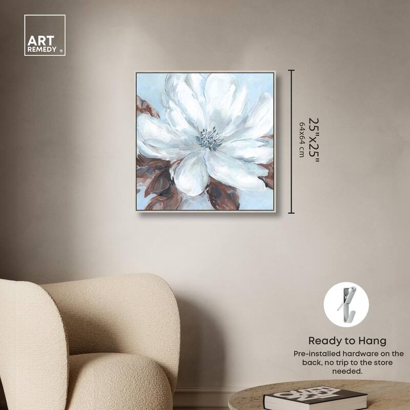 Delicate Blooms II Canvas by Art Remedy