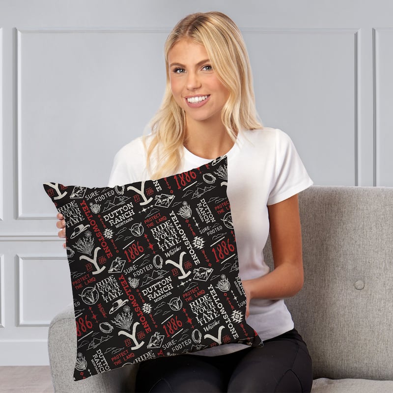 Paramount Yellowstone 18 Inch Throw Pillow
