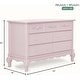 preview thumbnail 3 of 6, Evolur Aurora Pink Wood Seven-drawer Double Dresser