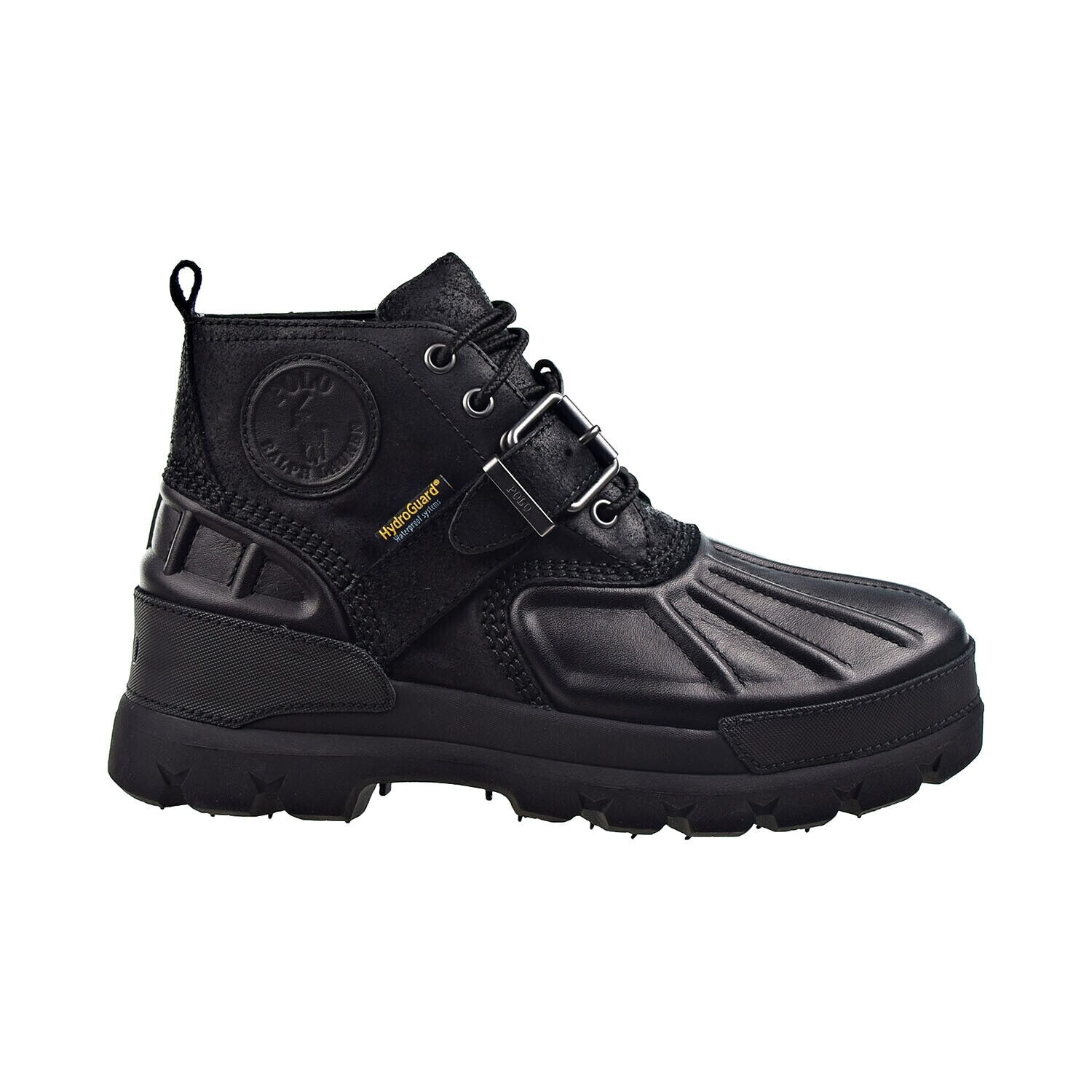 Ralph Lauren Men's Waterproof Buckle Accent Oslo Round Toe Wedge