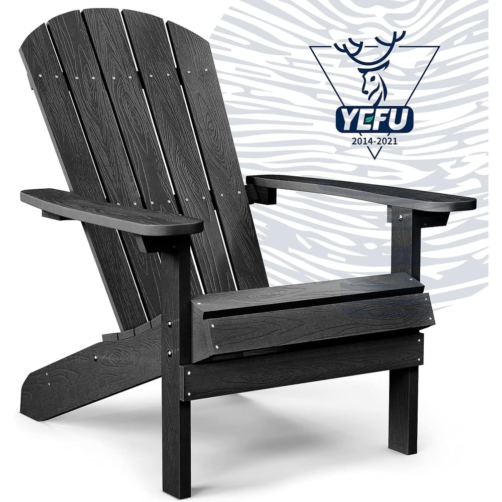 WINSOON All Weather HIPS Outdoor Plastic Adirondack Chairs