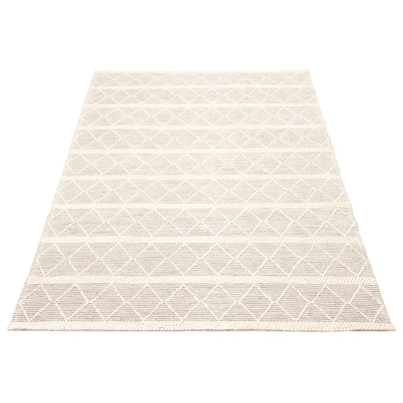 ECARPETGALLERY Braid weave Sienna Cream Wool Rug - 6'0 x 9'1