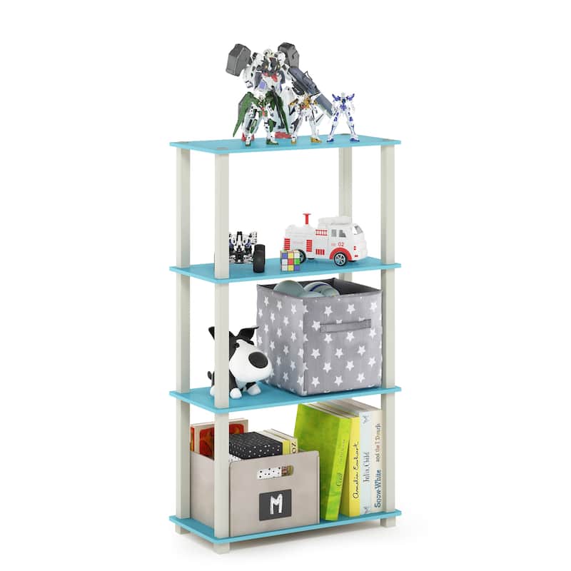 Furinno Turn-S-tube 4-tier Multipurpose Bookshelf