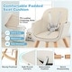 preview thumbnail 13 of 46, Costway 3 in 1 Convertible Wooden High Chair Toddler Feeding Chair - See Details