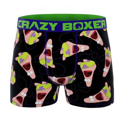 Crazy Boxers Spongebob Squarepants Movie Surprised Patrick Mens Boxer Briefs
