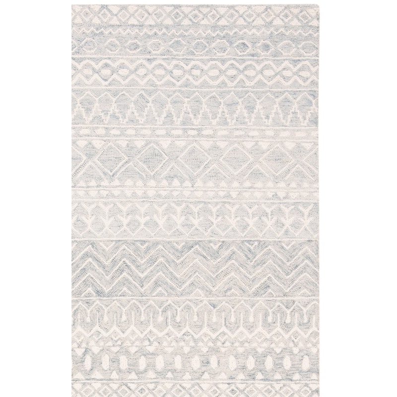 SAFAVIEH, Handmade Micro-Loop Fedosia Wool Rug