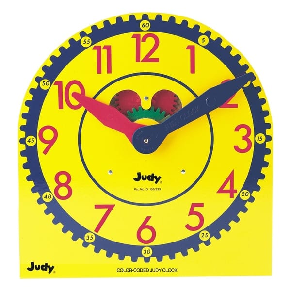 slide 1 of 1, Color-Coded Judy Clock