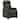 vidaXL Massage Reclining Chair Anthracite Faux Leather - 25.6" x 38.2" x 39.4"