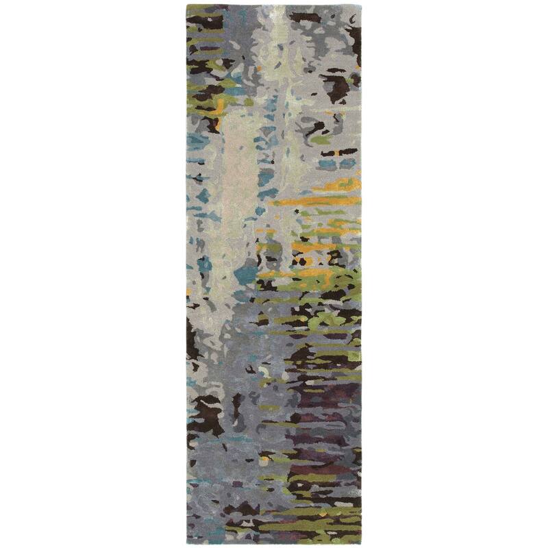 HomeRootsAbstract Industrial Rectangle Area Rug