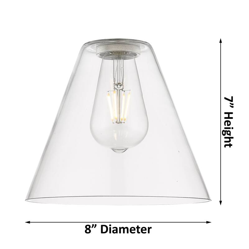 Innovations Lighting Downtown Urban - Crown Point - 1 Light 8" Berkshire Stem Hung Pendant