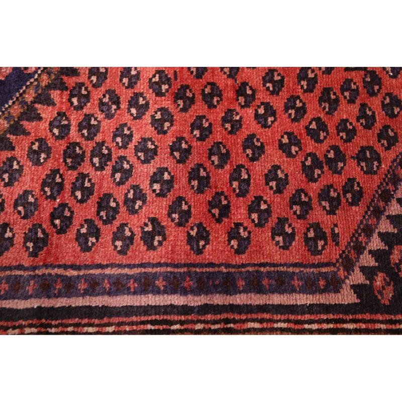 ECARPETGALLERY Hand-knotted Andelz Light Red Wool Rug - 3'6 x 9'8