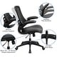 preview thumbnail 37 of 44, Mid-Back Mesh Swivel Ergonomic Task Office Chair with Flip-Up Arms