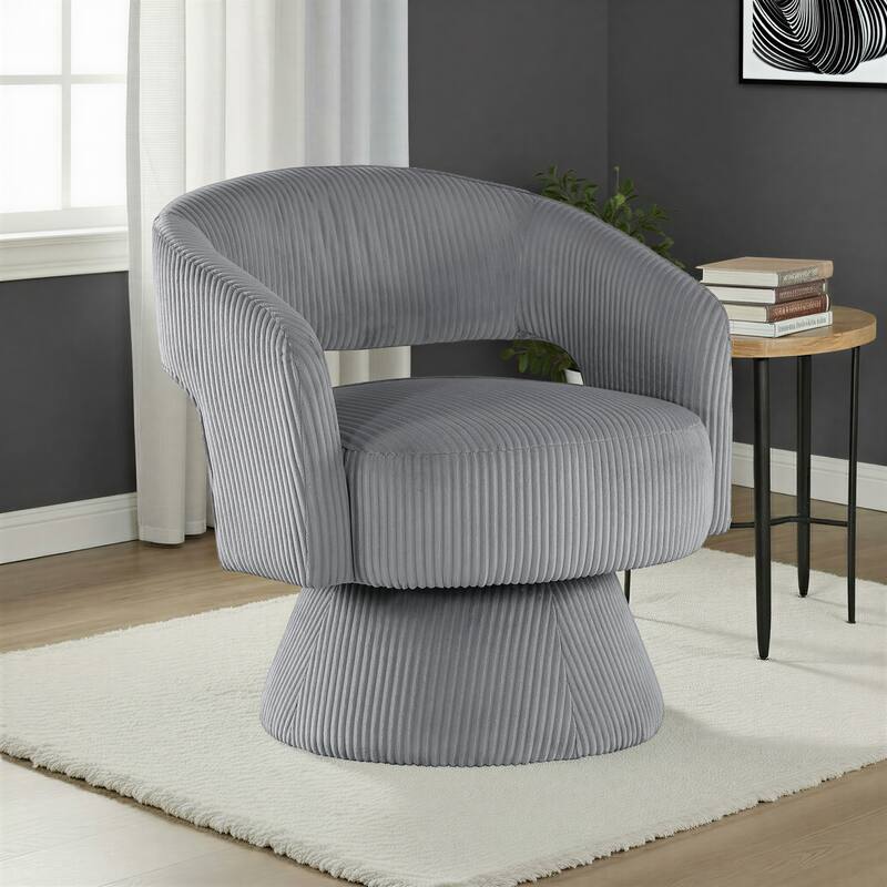 Fremont & Park Parris Corduroy Swivel Chair