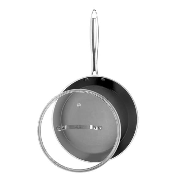 Orgreenic 9.5 inch Hammered Rose Pan with Lid - On Sale - Bed Bath & Beyond  - 32876757