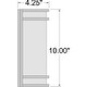 preview thumbnail 7 of 5, Lola Wall Sconce - Brushed Steel