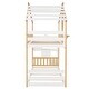 preview thumbnail 11 of 12, Stairway Twin-over-Twin Bunk Bed,House Bed with Window and Shelf