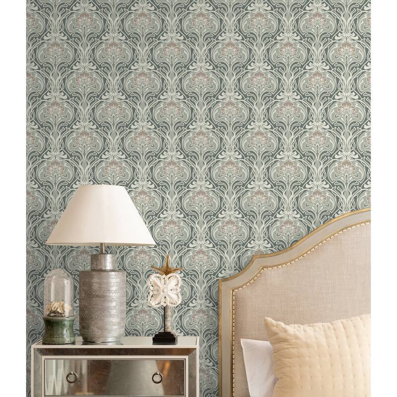 Fallon Brown Peel and Stick Wallpaper