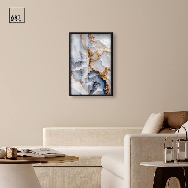 Denim Dreams I Shadowbox by Art Remedy