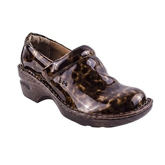 boc patent leather clogs