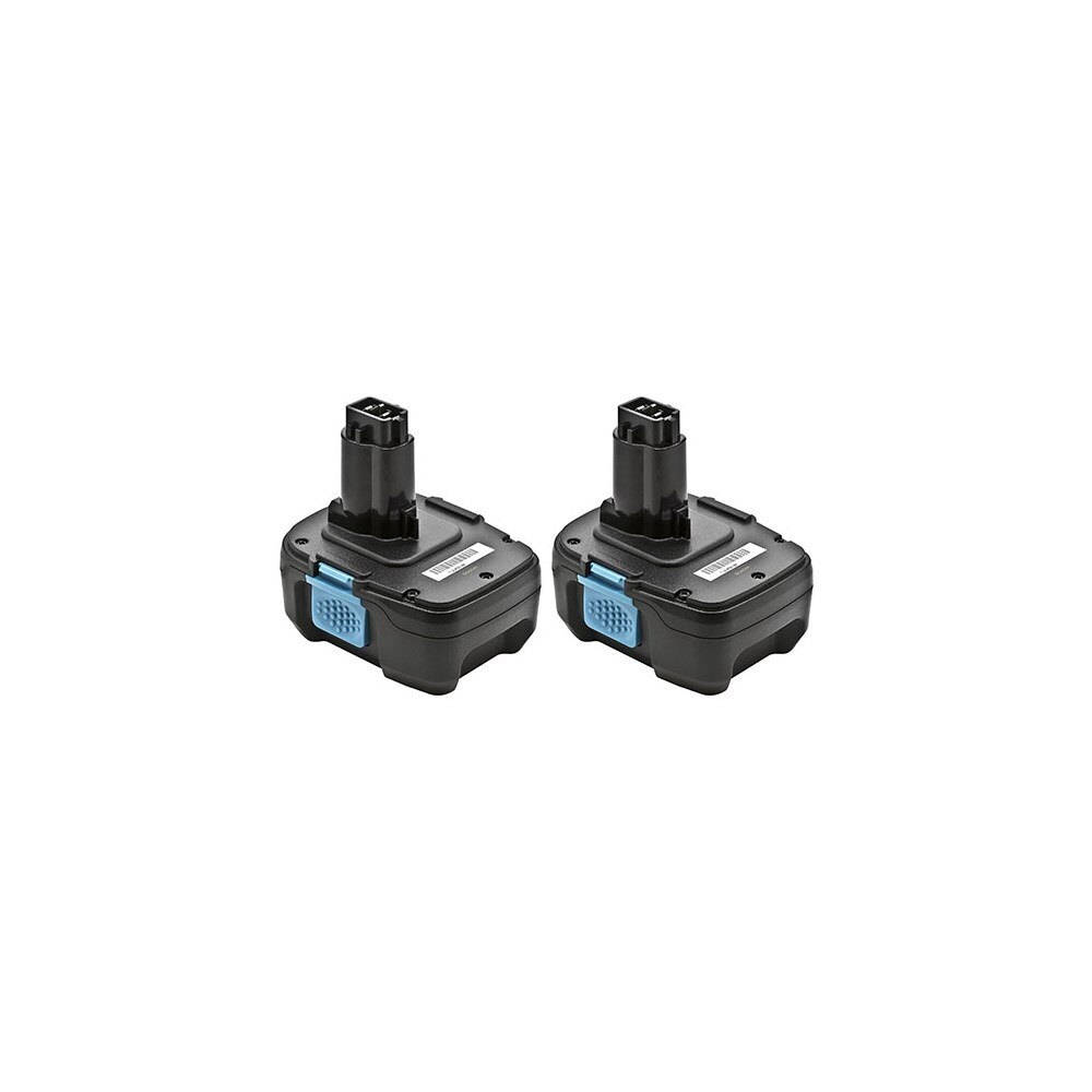 Shop 2x Replacement For Dewalt 18v 2 0ah Dc9182 Dc9181 Dc9180 Li Ion Battery Black Overstock 29147366