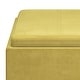 preview thumbnail 43 of 92, WYNDENHALL Townsend 17 inch Wide Contemporary Square Storage Ottoman