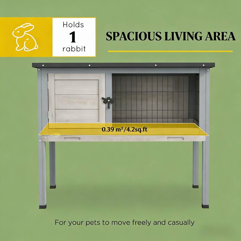 Small Animal Cage Rabbit Hutch,Elevated Rabbit Hutch