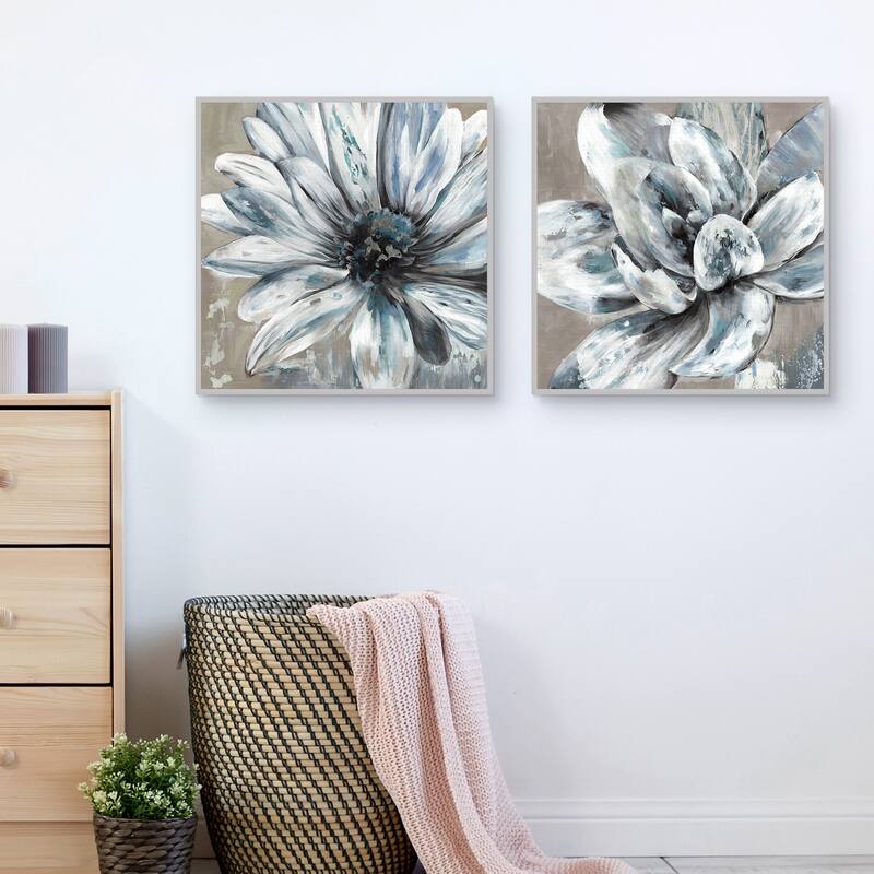 Silver Spring II, Silver Spring III by Emily Williams Canvas Art Prints